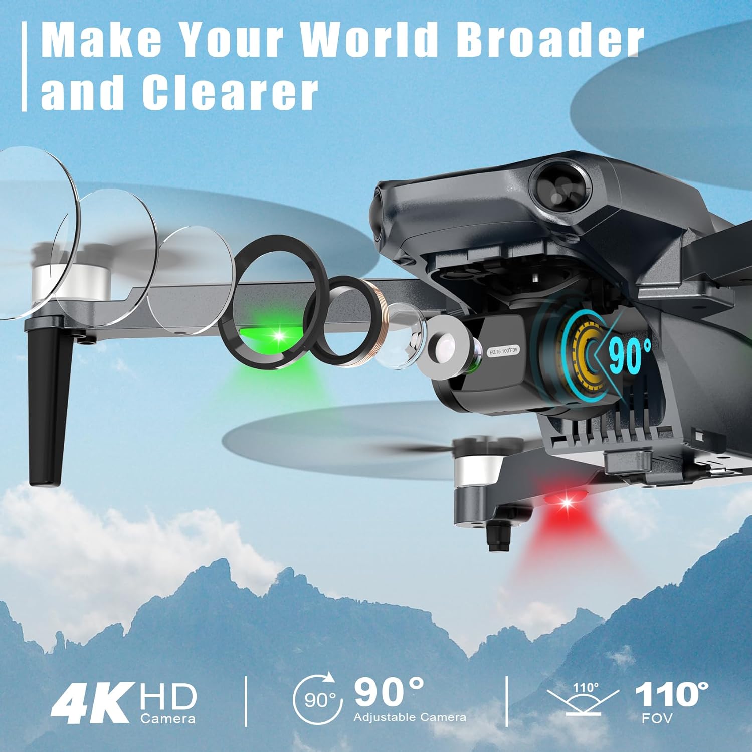 Drone with 4K Camera RC Quadcopter